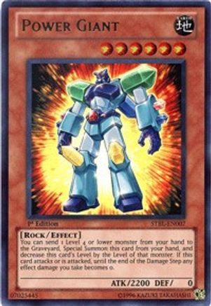 Power Giant (STBL-EN007) - Starstrike Blast 1st Edition Starstrike Blast Yugioh Single  Squirtle Squad Card Shop.
