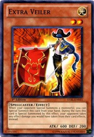 Extra Veiler (STBL-EN011) - Starstrike Blast Unlimited Starstrike Blast Yugioh Single  Squirtle Squad Card Shop.