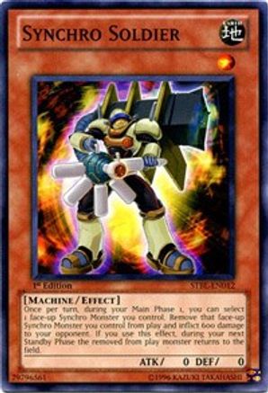 Synchro Soldier (STBL-EN012) - Starstrike Blast 1st Edition Starstrike Blast Yugioh Single  Squirtle Squad Card Shop.
