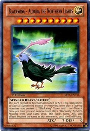 Blackwing - Aurora the Northern Lights (STBL-EN016) - Starstrike Blast 1st Edition Starstrike Blast Yugioh Single  Squirtle Squad Card Shop.