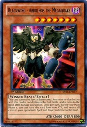 Blackwing - Abrolhos the Megaquake (STBL-EN017) - Starstrike Blast Unlimited Starstrike Blast Yugioh Single  Squirtle Squad Card Shop.