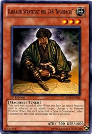 Karakuri Strategist mdl 248 "Nishipachi" (STBL-EN021) - Starstrike Blast 1st Edition Starstrike Blast Yugioh Single  Squirtle Squad Card Shop.