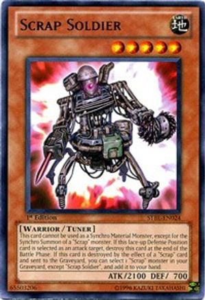 Scrap Soldier (STBL-EN024) - Starstrike Blast 1st Edition Starstrike Blast Yugioh Single  Squirtle Squad Card Shop.