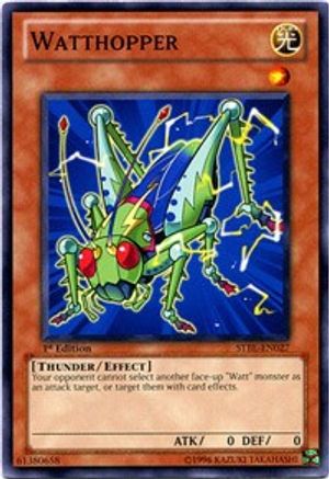 Watthopper (STBL-EN027) - Starstrike Blast Unlimited Starstrike Blast Yugioh Single  Squirtle Squad Card Shop.