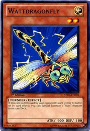Wattdragonfly (STBL-EN028) - Starstrike Blast 1st Edition Starstrike Blast Yugioh Single  Squirtle Squad Card Shop.