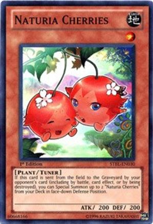 Naturia Cherries (STBL-EN030) - Starstrike Blast 1st Edition Starstrike Blast Yugioh Single  Squirtle Squad Card Shop.