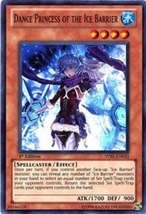 Dance Princess of the Ice Barrier (STBL-EN033) - Starstrike Blast 1st Edition Starstrike Blast Yugioh Single  Squirtle Squad Card Shop.