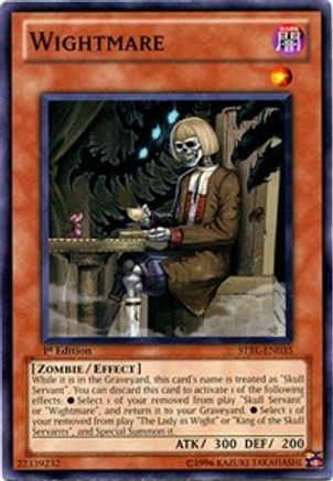 Wightmare (STBL-EN035) - Starstrike Blast 1st Edition Starstrike Blast Yugioh Single  Squirtle Squad Card Shop.