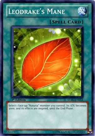 Leodrake's Mane (STBL-EN053) - Starstrike Blast Unlimited Starstrike Blast Yugioh Single  Squirtle Squad Card Shop.