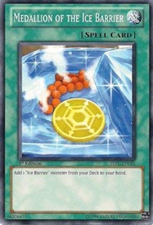 Medallion of the Ice Barrier (STBL-EN054) - Starstrike Blast Unlimited Starstrike Blast Yugioh Single  Squirtle Squad Card Shop.