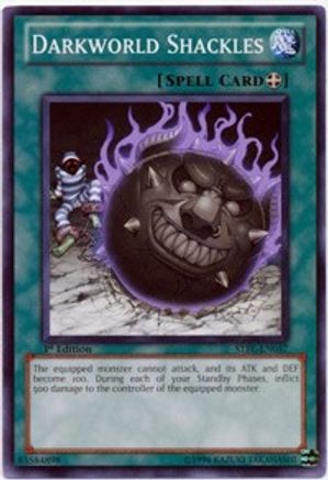 Darkworld Shackles (STBL-EN057) - Starstrike Blast Unlimited Starstrike Blast Yugioh Single  Squirtle Squad Card Shop.