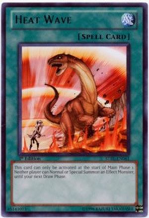 Heat Wave (STBL-EN061) - Starstrike Blast 1st Edition Starstrike Blast Yugioh Single  Squirtle Squad Card Shop.