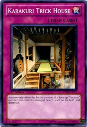 Karakuri Trick House (STBL-EN071) - Starstrike Blast 1st Edition Starstrike Blast Yugioh Single  Squirtle Squad Card Shop.