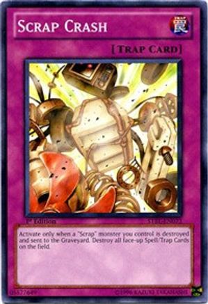 Scrap Crash (STBL-EN073) - Starstrike Blast Unlimited Starstrike Blast Yugioh Single  Squirtle Squad Card Shop.