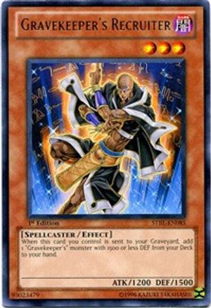 Gravekeeper's Recruiter (STBL-EN085) - Starstrike Blast 1st Edition Starstrike Blast Yugioh Single  Squirtle Squad Card Shop.