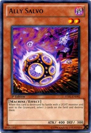 Ally Salvo (STBL-EN092) - Starstrike Blast 1st Edition Starstrike Blast Yugioh Single  Squirtle Squad Card Shop.