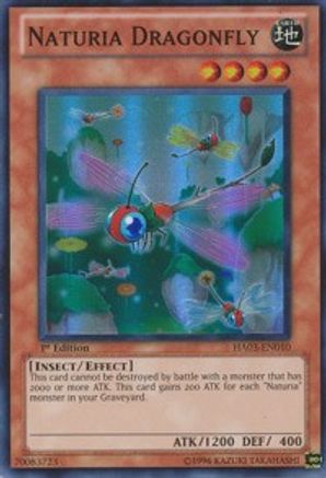 Naturia Dragonfly (HA03-EN010) - Hidden Arsenal 3 1st Edition Hidden Arsenal 3 Yugioh Single  Squirtle Squad Card Shop.