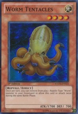 Worm Tentacles (HA03-EN023) - Hidden Arsenal 3 1st Edition Hidden Arsenal 3 Yugioh Single  Squirtle Squad Card Shop.