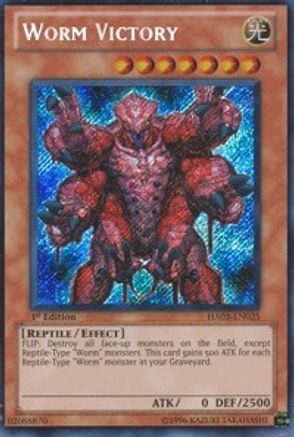 Worm Victory (HA03-EN025) - Hidden Arsenal 3 1st Edition Hidden Arsenal 3 Yugioh Single  Squirtle Squad Card Shop.