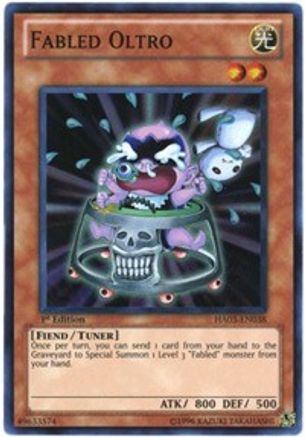 Fabled Oltro (HA03-EN038) - Hidden Arsenal 3 Unlimited Hidden Arsenal 3 Yugioh Single  Squirtle Squad Card Shop.