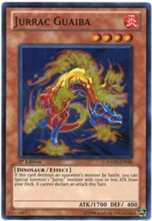 Jurrac Guaiba (HA03-EN040) - Hidden Arsenal 3 1st Edition Hidden Arsenal 3 Yugioh Single  Squirtle Squad Card Shop.