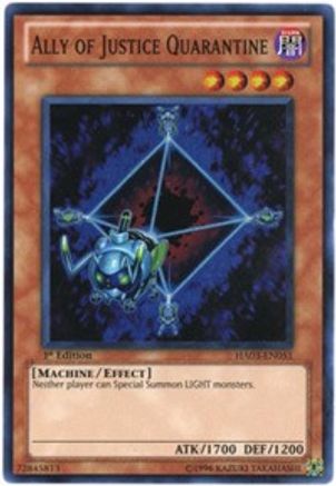 Ally of Justice Quarantine (HA03-EN051) - Hidden Arsenal 3 1st Edition Hidden Arsenal 3 Yugioh Single  Squirtle Squad Card Shop.