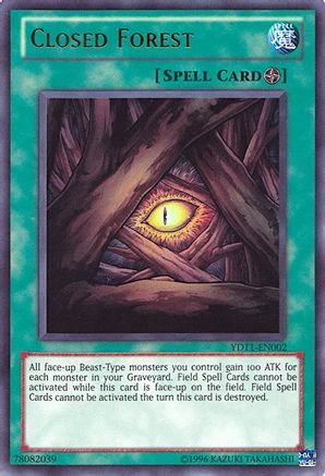Closed Forest (5D's Duel Transer) (YDT1-EN002) - Yu-Gi-Oh! Video Game Promotional Cards Limited Yu-Gi-Oh! Video Game Promotional Cards Yugioh Single  Squirtle Squad Card Shop.