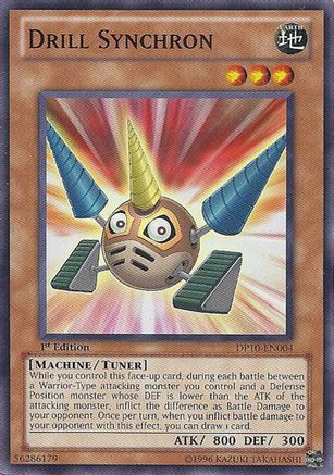 Drill Synchron (DP10-EN004) - Duelist Pack 10: Yusei 3 Unlimited Duelist Pack 10: Yusei 3 Yugioh Single  Squirtle Squad Card Shop.