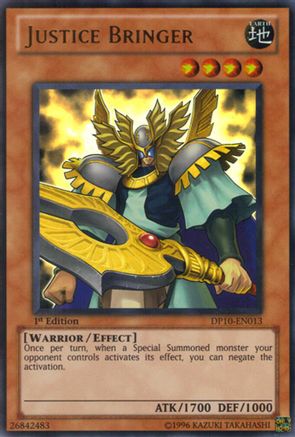 Justice Bringer (DP10-EN013) - Duelist Pack 10: Yusei 3 1st Edition Duelist Pack 10: Yusei 3 Yugioh Single  Squirtle Squad Card Shop.