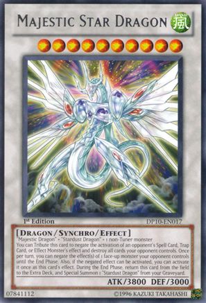 Majestic Star Dragon (DP10-EN017) - Duelist Pack 10: Yusei 3 1st Edition Duelist Pack 10: Yusei 3 Yugioh Single  Squirtle Squad Card Shop.