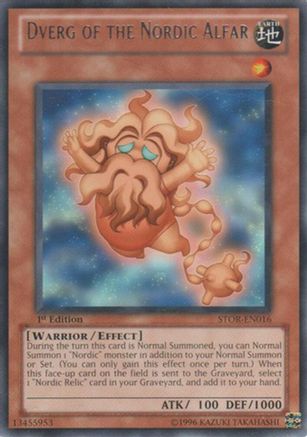 Dverg of the Nordic Alfar (STOR-EN016) - Storm of Ragnarok Unlimited Storm of Ragnarok Yugioh Single  Squirtle Squad Card Shop.