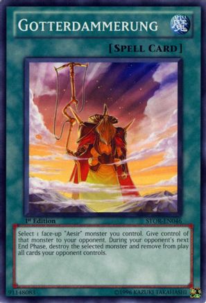 Gotterdammerung (STOR-EN046) - Storm of Ragnarok Unlimited Storm of Ragnarok Yugioh Single  Squirtle Squad Card Shop.