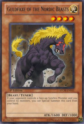 Guldfaxe of the Nordic Beasts (STOR-EN011) - Storm of Ragnarok Unlimited Storm of Ragnarok Yugioh Single  Squirtle Squad Card Shop.