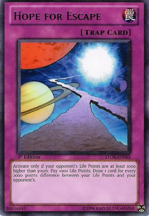 Hope for Escape (STOR-EN063) - Storm of Ragnarok 1st Edition Storm of Ragnarok Yugioh Single  Squirtle Squad Card Shop.