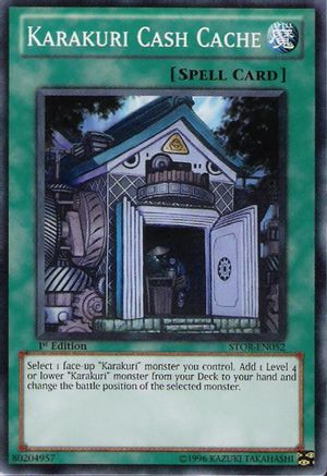 Karakuri Cash Cache (STOR-EN052) - Storm of Ragnarok 1st Edition Storm of Ragnarok Yugioh Single  Squirtle Squad Card Shop.