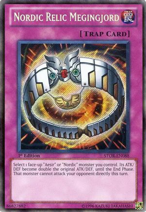 Nordic Relic Megingjord (STOR-EN088) - Storm of Ragnarok 1st Edition Storm of Ragnarok Yugioh Single  Squirtle Squad Card Shop.