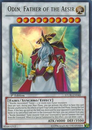 Odin, Father of the Aesir (STOR-EN040) - Storm of Ragnarok Unlimited Storm of Ragnarok Yugioh Single  Squirtle Squad Card Shop.