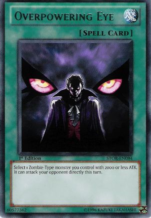 Overpowering Eye (STOR-EN094) - Storm of Ragnarok Unlimited Storm of Ragnarok Yugioh Single  Squirtle Squad Card Shop.