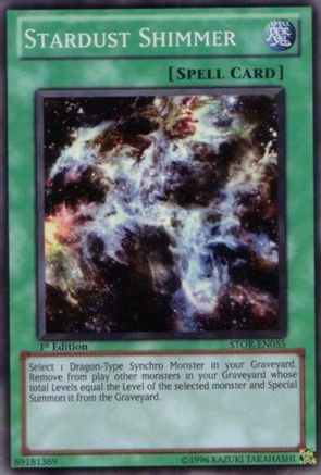 Stardust Shimmer (STOR-EN055) - Storm of Ragnarok 1st Edition Storm of Ragnarok Yugioh Single  Squirtle Squad Card Shop.