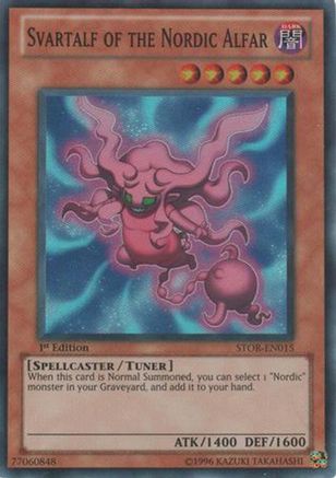 Svartalf of the Nordic Alfar (STOR-EN015) - Storm of Ragnarok 1st Edition Storm of Ragnarok Yugioh Single  Squirtle Squad Card Shop.