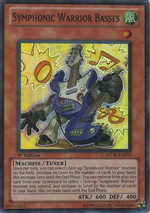 Symphonic Warrior Basses (STOR-EN033) - Storm of Ragnarok Unlimited Storm of Ragnarok Yugioh Single  Squirtle Squad Card Shop.