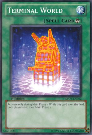Terminal World (STOR-EN062) - Storm of Ragnarok 1st Edition Storm of Ragnarok Yugioh Single  Squirtle Squad Card Shop.