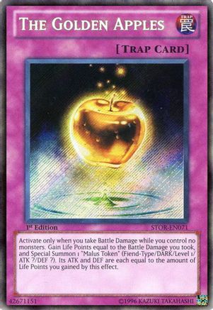 The Golden Apples (STOR-EN071) - Storm of Ragnarok Unlimited Storm of Ragnarok Yugioh Single  Squirtle Squad Card Shop.
