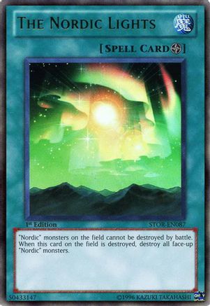 The Nordic Lights (STOR-EN087) - Storm of Ragnarok Unlimited Storm of Ragnarok Yugioh Single  Squirtle Squad Card Shop.