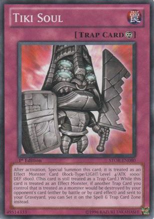 Tiki Soul (STOR-EN080) - Storm of Ragnarok 1st Edition Storm of Ragnarok Yugioh Single  Squirtle Squad Card Shop.