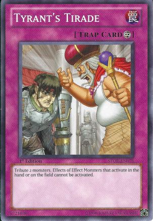 Tyrant's Tirade (STOR-EN078) - Storm of Ragnarok Unlimited Storm of Ragnarok Yugioh Single  Squirtle Squad Card Shop.