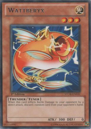 Wattberyx (STOR-EN031) - Storm of Ragnarok 1st Edition Storm of Ragnarok Yugioh Single  Squirtle Squad Card Shop.