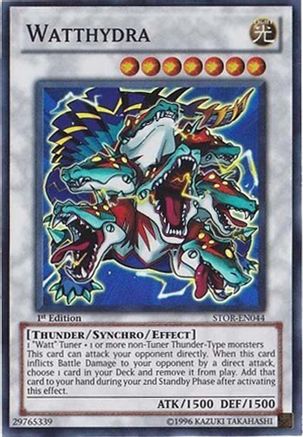 Watthydra (STOR-EN044) - Storm of Ragnarok Unlimited Storm of Ragnarok Yugioh Single  Squirtle Squad Card Shop.