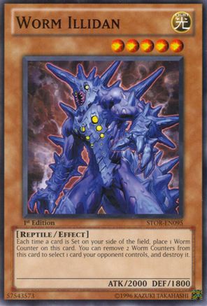 Worm Illidan (STOR-EN095) - Storm of Ragnarok 1st Edition Storm of Ragnarok Yugioh Single  Squirtle Squad Card Shop.