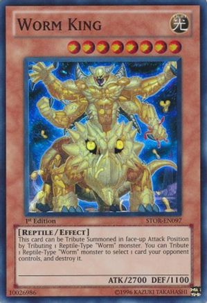 Worm King (STOR-EN097) - Storm of Ragnarok 1st Edition Storm of Ragnarok Yugioh Single  Squirtle Squad Card Shop.